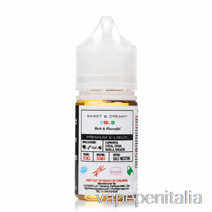 Vape In Italia Pbls - Serie Sali Bsx - 30ml 30mg
